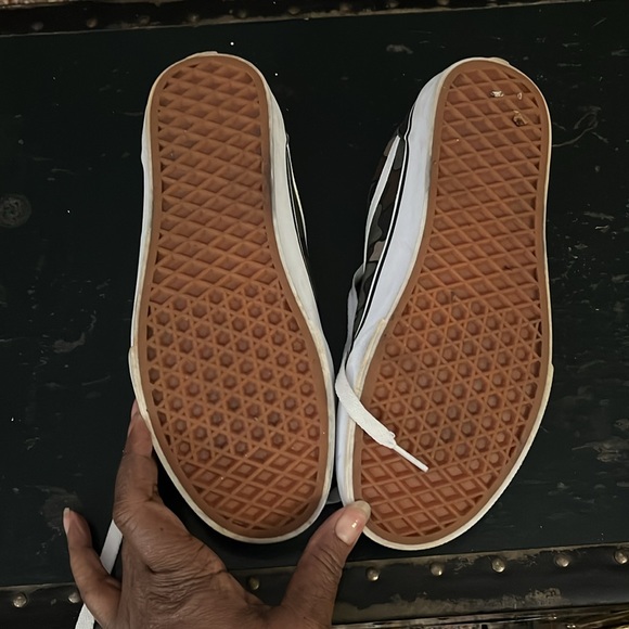 Vans Off The Wall Low Top Camo/ Black Skate Shoes Men 7.5 - Picture 7 of 7